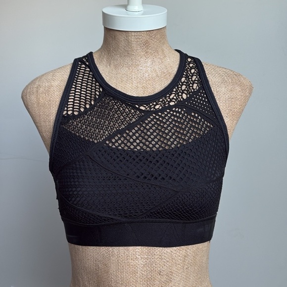 ALALA Crossback Black Lace Sports Bra SMALL NWT - Picture 3 of 4